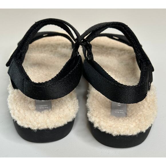 Everlane NIB The Renew Teddy Sport Sandal Black White Comfort Minimalist Soft 8 - Picture 5 of 10